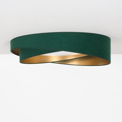 BRILAGI - Plafonnier LED VELVET TWIST LED/24W/230V 4000K Ø 55 cm vert/or