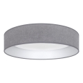Brilagi - Plafonnier LED VELVET VARI, 24 W / 230 V, 3000 / 4000 / 6500 K, Ø 45 cm, gris