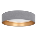 Brilagi - Plafonnier LED VELVET VARI LED/24W/230V 3000/4000/6500K Ø 45 cm gris/doré