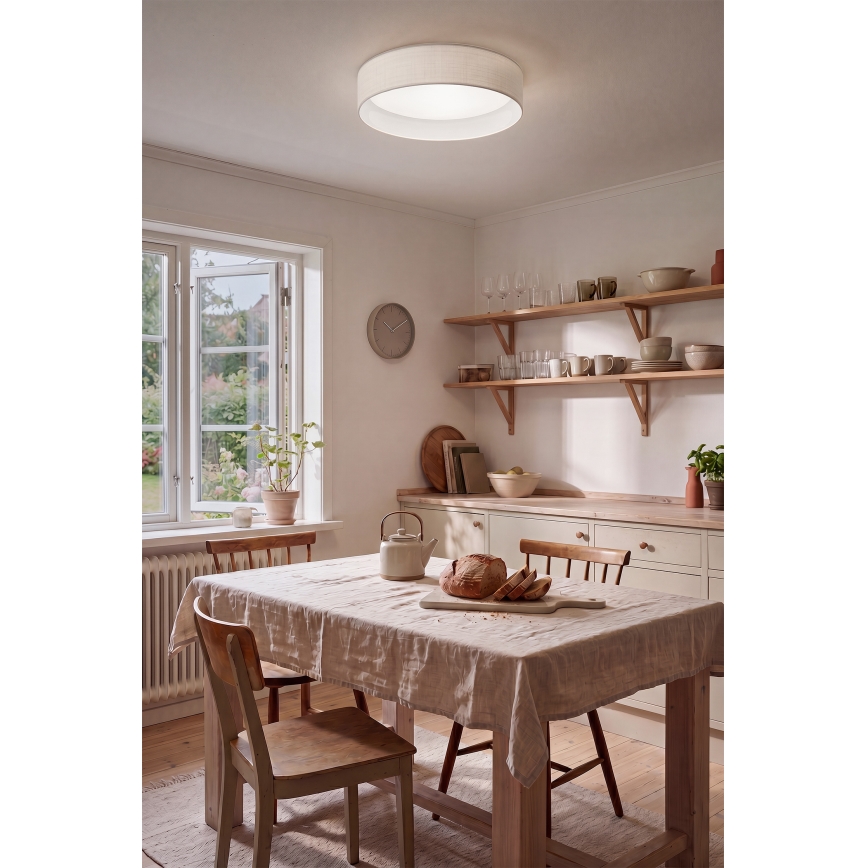Brilagi - Plafonnier LED VELVET VARI, 24 W, 230 V, 3000/4000/6500 K, Ø 45 cm, blanc