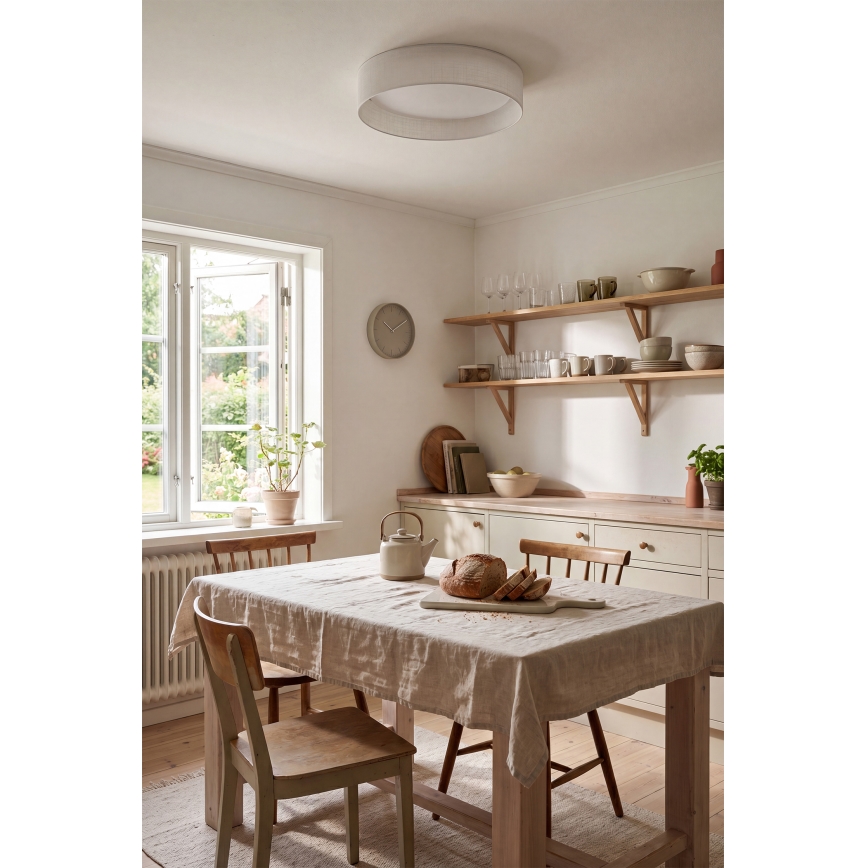 Brilagi - Plafonnier LED VELVET VARI, 24 W, 230 V, 3000/4000/6500 K, Ø 45 cm, blanc