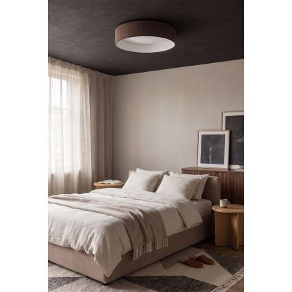 Brilagi - Plafonnier LED VELVET VARI LED/24W/230V 3000/4000/6500K diam. 45 cm marron