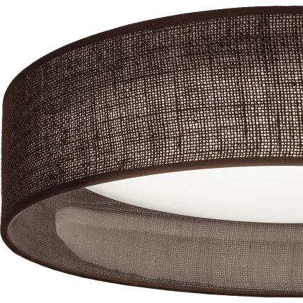 Brilagi - Plafonnier LED VELVET VARI LED/24W/230V 3000/4000/6500K Ø 45 cm marron