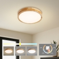 BRILAGI - Plafonnier LED WOODLINE LED/24W/230V 3000/4000/6000K chêne Ø 30 cm