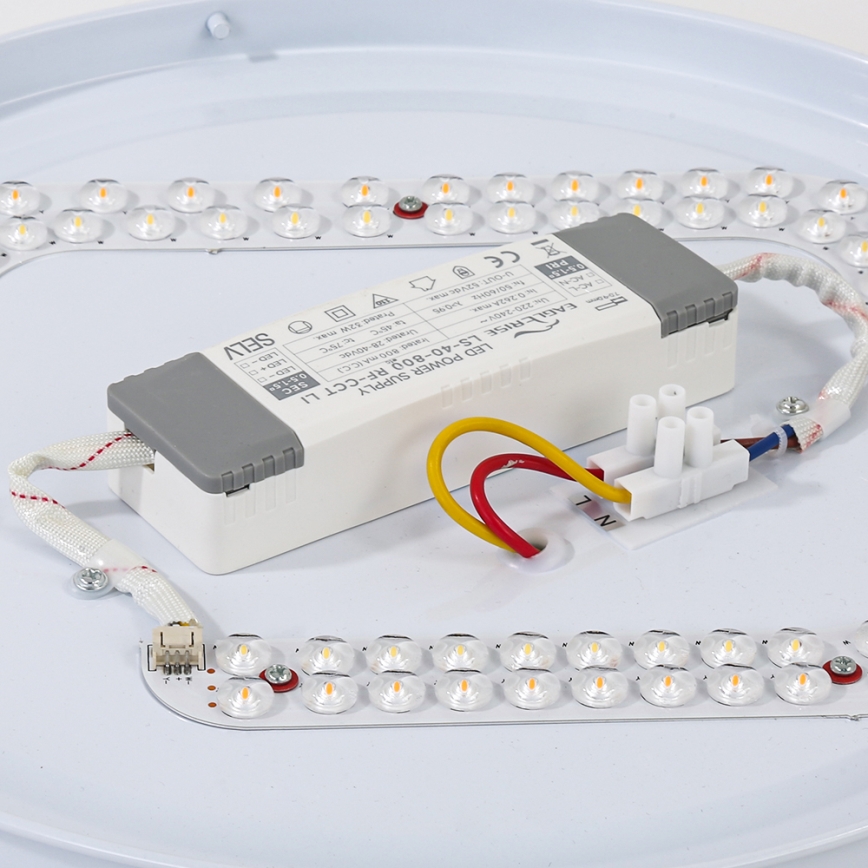 Brilagi - Plafonnier LED WOODROUND LED/30W/230V 3000/4000/6000K Ø 40 cm bois IRC 90