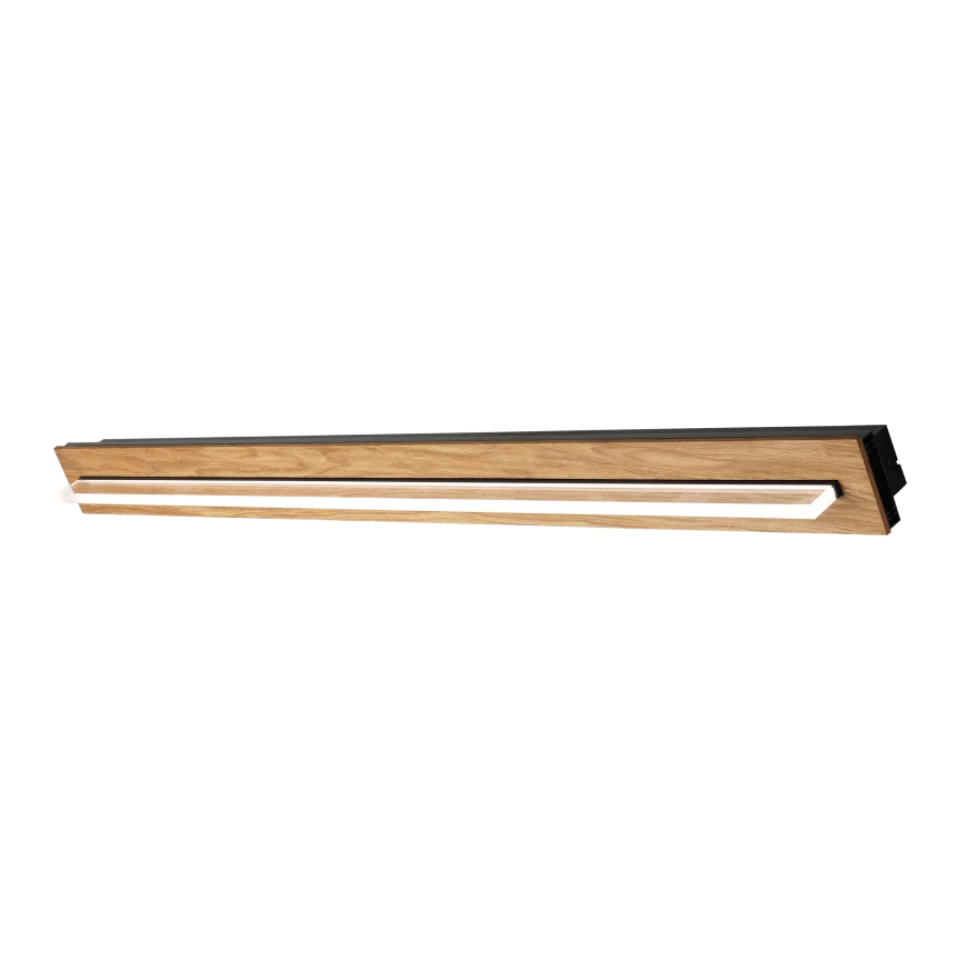 Brilagi - Plafonnier LED WOODY FLAT LED/25W/230V 118 cm chêne/noir