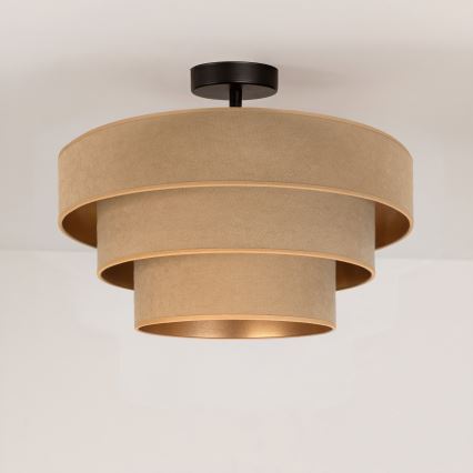 Brilagi - Plafonnier LUNETA 1xE27/60W/230V Ø 40 cm beige/doré