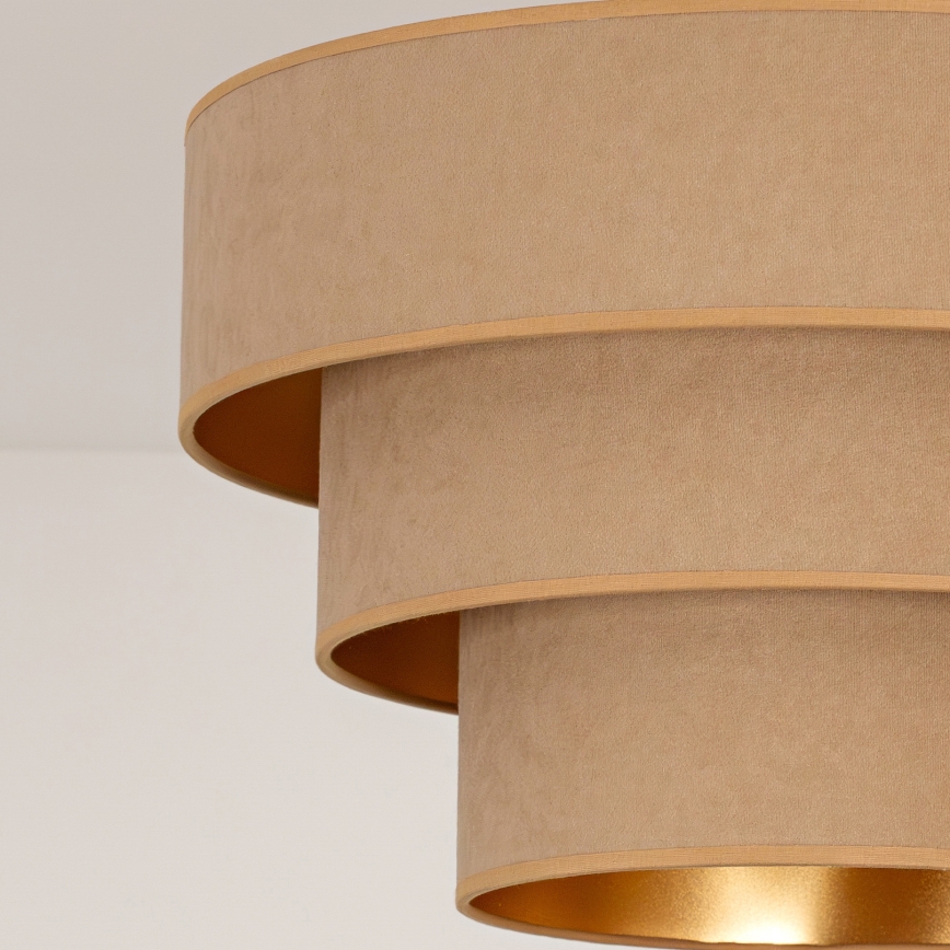 Brilagi - Plafonnier LUNETA 1xE27/60W/230V Ø 40 cm beige/doré