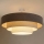 Brilagi - Plafonnier LUNETA à montage en surface 3xE27/60W/230V Ø 80 cm gris/crème/blanc