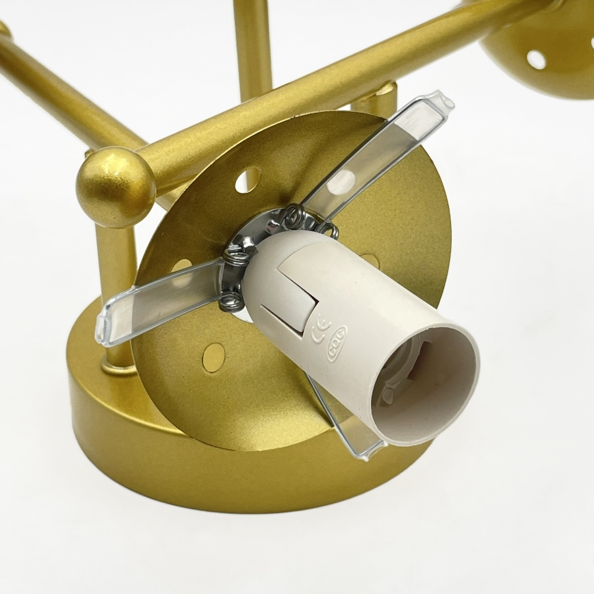 Brilagi - Plafonnier MALIVA 3xE14/15W/230V doré/blanc