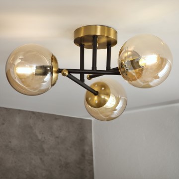 Brilagi - Plafonnier MALIVA 3xE14/15W/230V doré