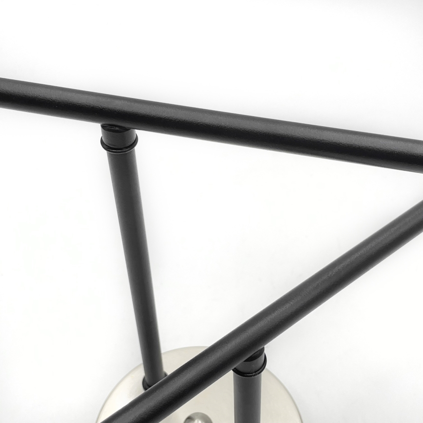 Brilagi - Plafonnier MALIVA 4xE14/15W/230V chrome mat/verre fumé