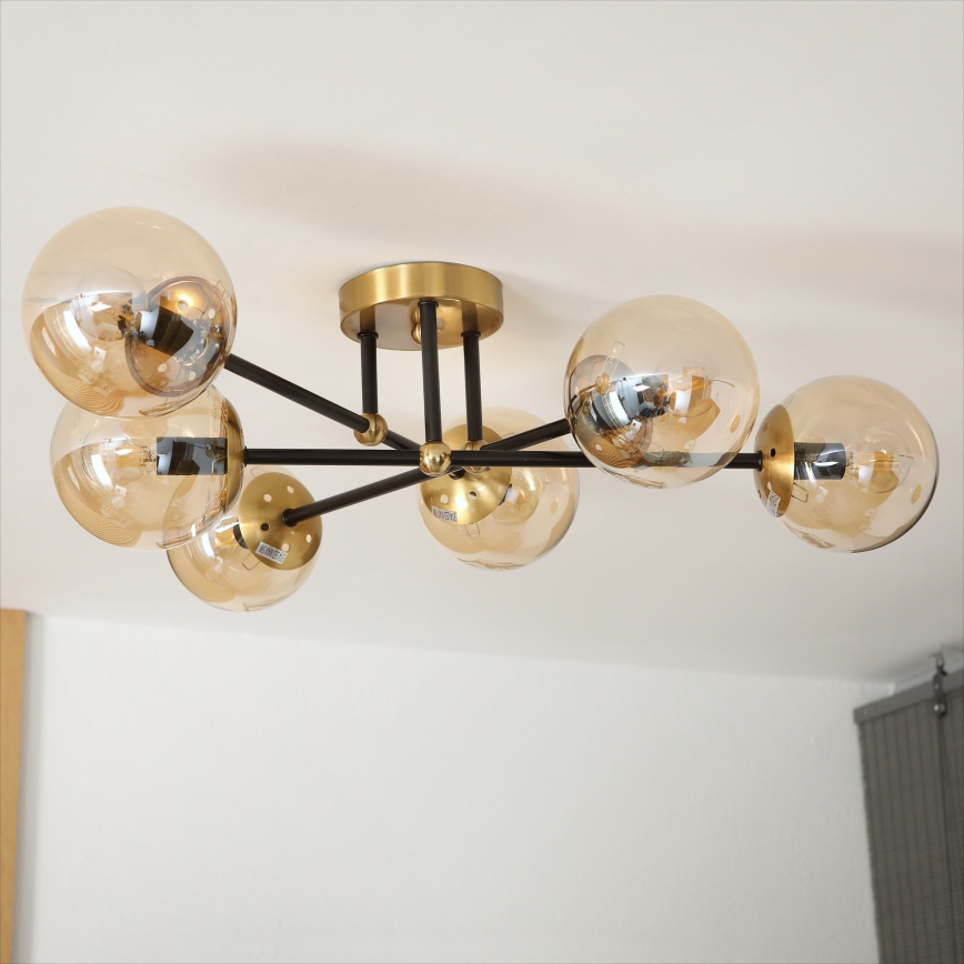 Brilagi - Plafonnier MALIVA 6xE14/15W/230V doré