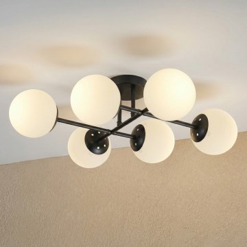 Brilagi - Plafonnier MALONY 6xE14/20W/230V noir