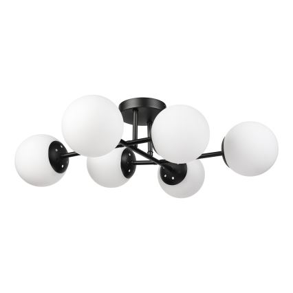 Brilagi - Plafonnier MALONY 6xE14/20W/230V noir