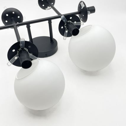 Brilagi - Plafonnier MALONY 6xE14/20W/230V noir