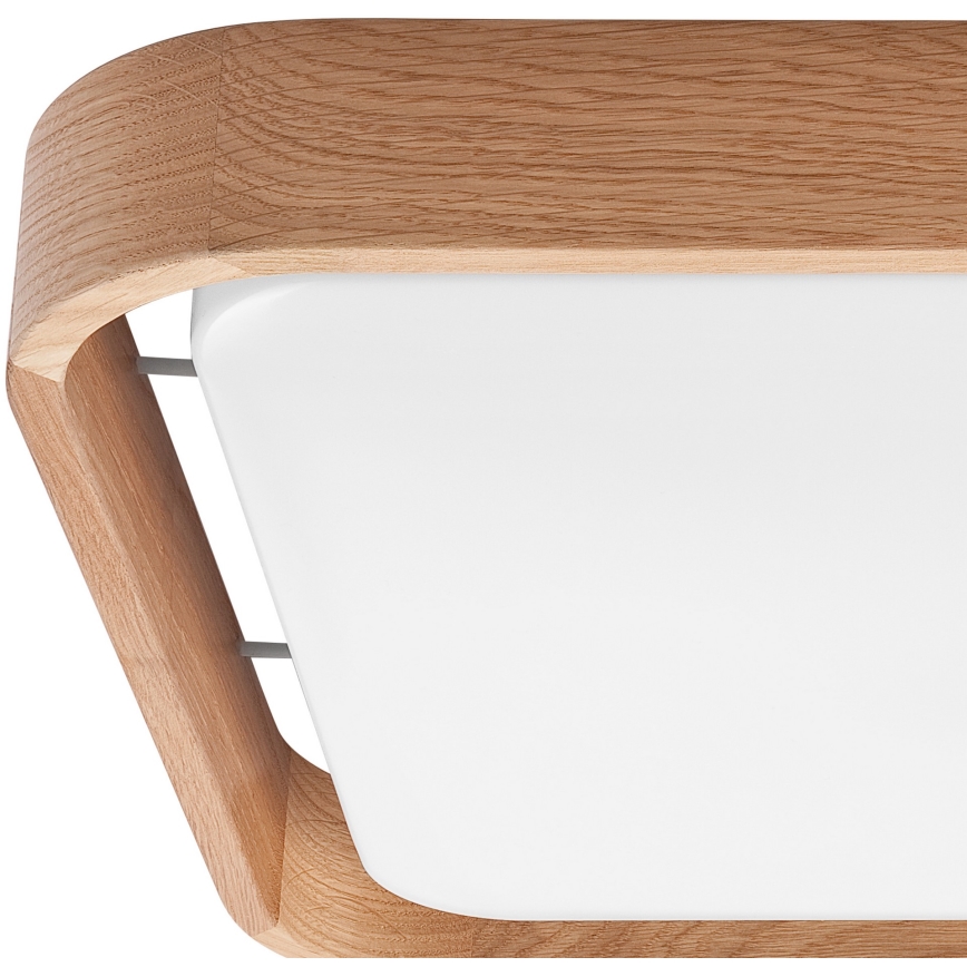 Brilagi - Plafonnier à intensité variable MANAROLA CUBIC LED/24W/230V 3000-6500K chêne + Télécommande