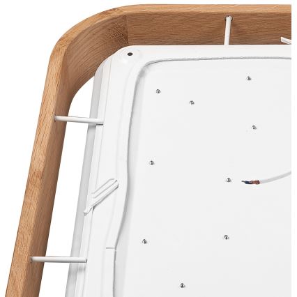 Brilagi - Plafonnier à intensité variable MANAROLA CUBIC LED/24W/230V 3000-6500K chêne + Télécommande