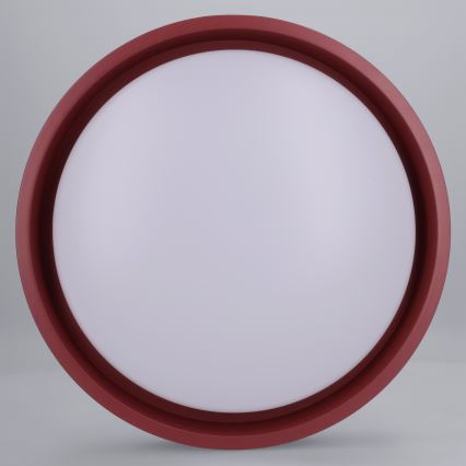 Brilagi - Plafonnier MATTEO LED 24W/230V Ø 31 cm rouge