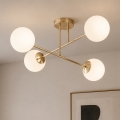 Brilagi - Plafonnier MILO en surface 4xE27/60W/230V, doré