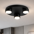 Brilagi - Plafonnier MONO 3xGX53/12W/230V Ø 30 cm noir