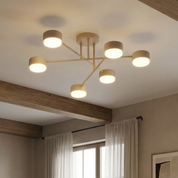 Brilagi - Plafonnier MONO 6xGX53/12W/230V beige