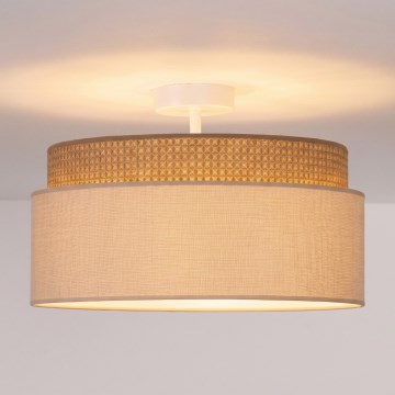 Brilagi - Plafonnier (montage en surface) PADOVA 1xE27/60W/230V Ø 40 cm beige