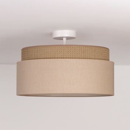 Brilagi - Plafonnier (montage en surface) PADOVA 1xE27/60W/230V Ø 40 cm beige