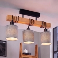 BRILAGI - Plafonnier NUBILA 3xE27/60W/230V pin/gris