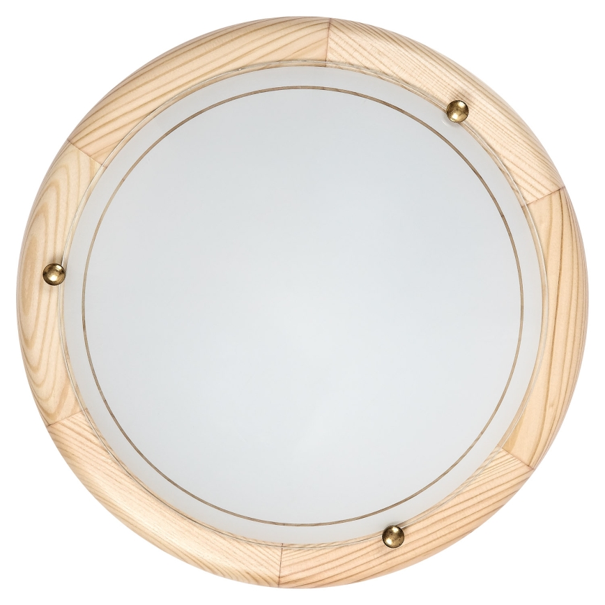 Brilagi - Plafonnier ORBIS 1xE27/60W/230V Ø 30 cm en pin