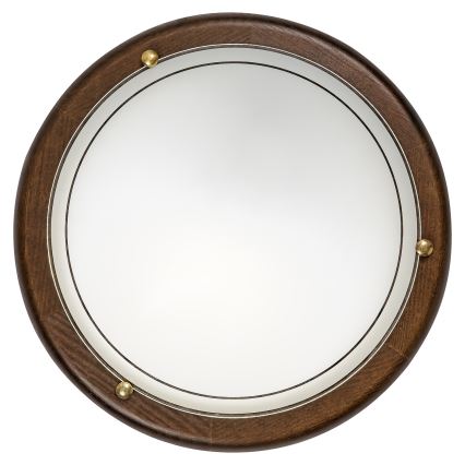 Brilagi - Plafonnier ORBIS 1xE27/60W/230V Ø 30 cm en pin