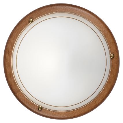 Brilagi - Plafonnier ORBIS 1xE27/60W/230V Ø 30 cm en pin