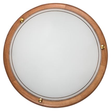 Brilagi - Plafonnier ORBIS 2xE27/60W/230V Ø 38 cm en pin