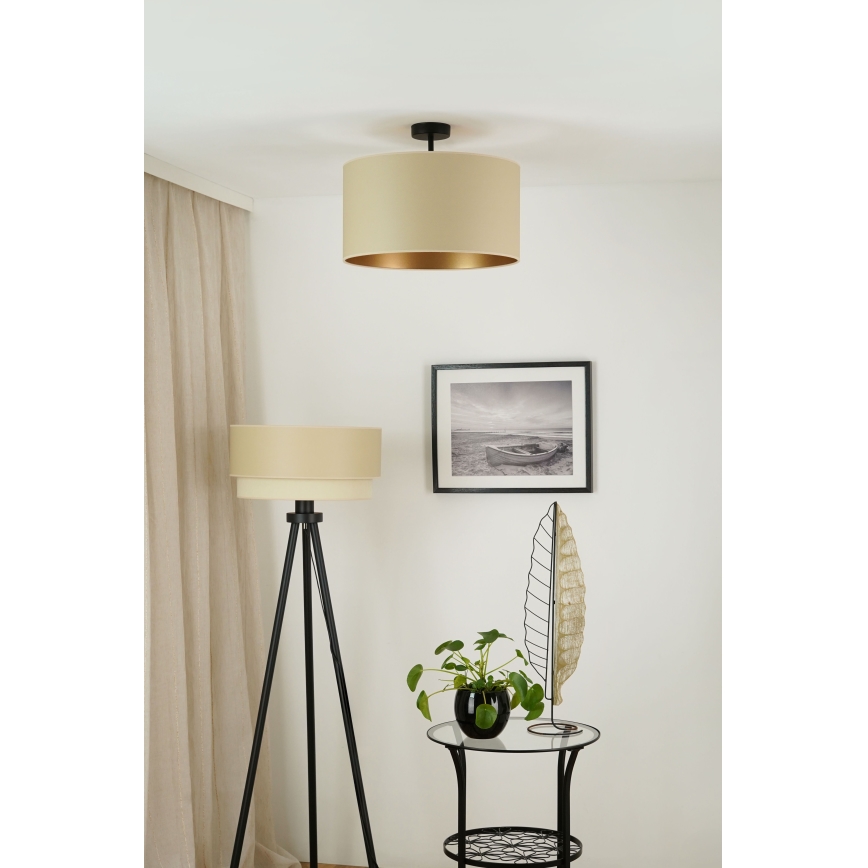 Brilagi - Plafonnier OREGON ROLLER VEGE 1xE27/15W/230V d. 45 cm beige
