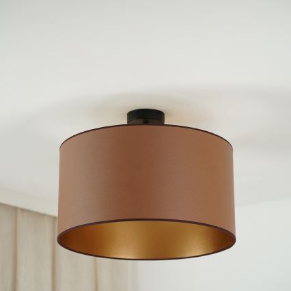 Brilagi - Plafonnier OREGON ROLLER VEGE 1xE27/15W/230V d. 45 cm marron