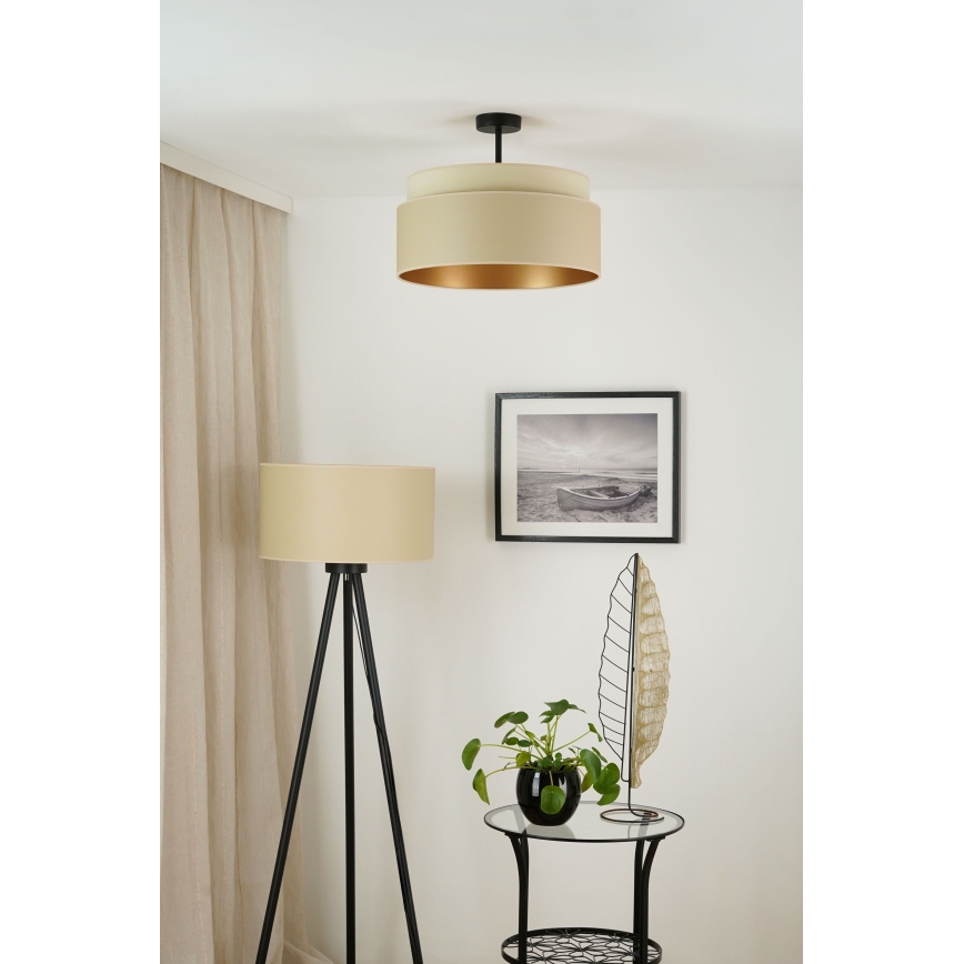 Brilagi - Plafonnier OREGON VEGE 1xE27/15W/230V d. 45 cm beige