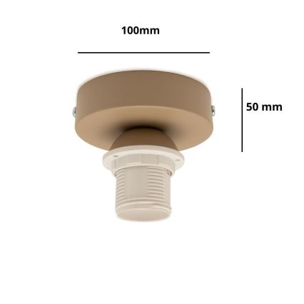 Brilagi - Plafonnier PARTY 1xE27/60W/230V Ø 10 cm beige