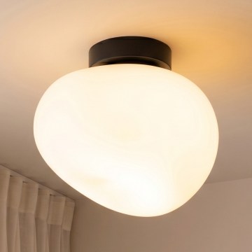 BRILAGI - Plafonnier PEBBLES 1xE27/40W/230V Ø 20 cm noir