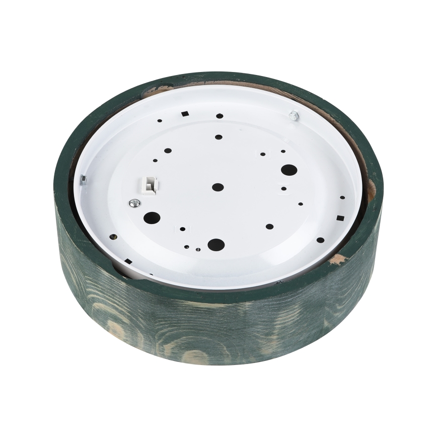 Brilagi - Plafonnier PINO 1xE27/15W/230V en pin vert, Ø 27,5 cm