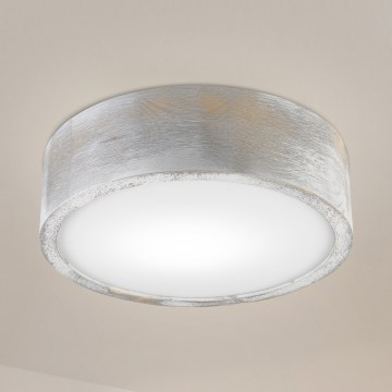 Brilagi - Plafonnier PINO 1xE27/15W/230V pin/argent Ø 27,5 cm