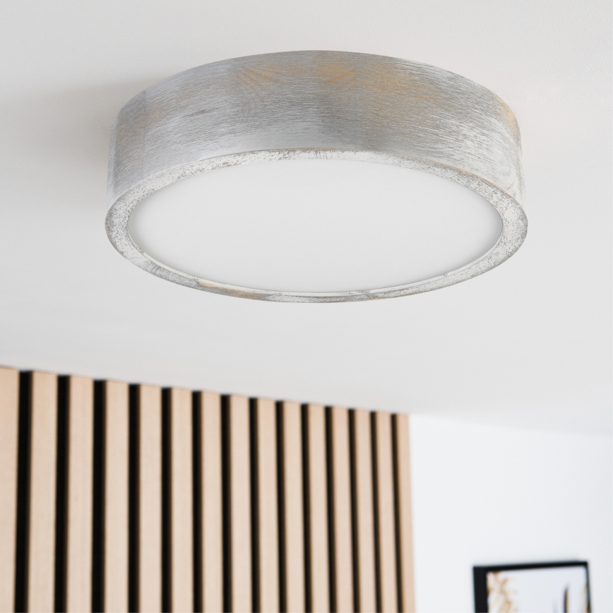 Brilagi - Plafonnier PINO 1xE27/15W/230V pin/argent Ø 27,5 cm