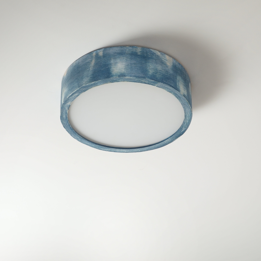 Brilagi - Plafonnier PINO 1xE27/15W/230V pin/bleu Ø 27,5 cm