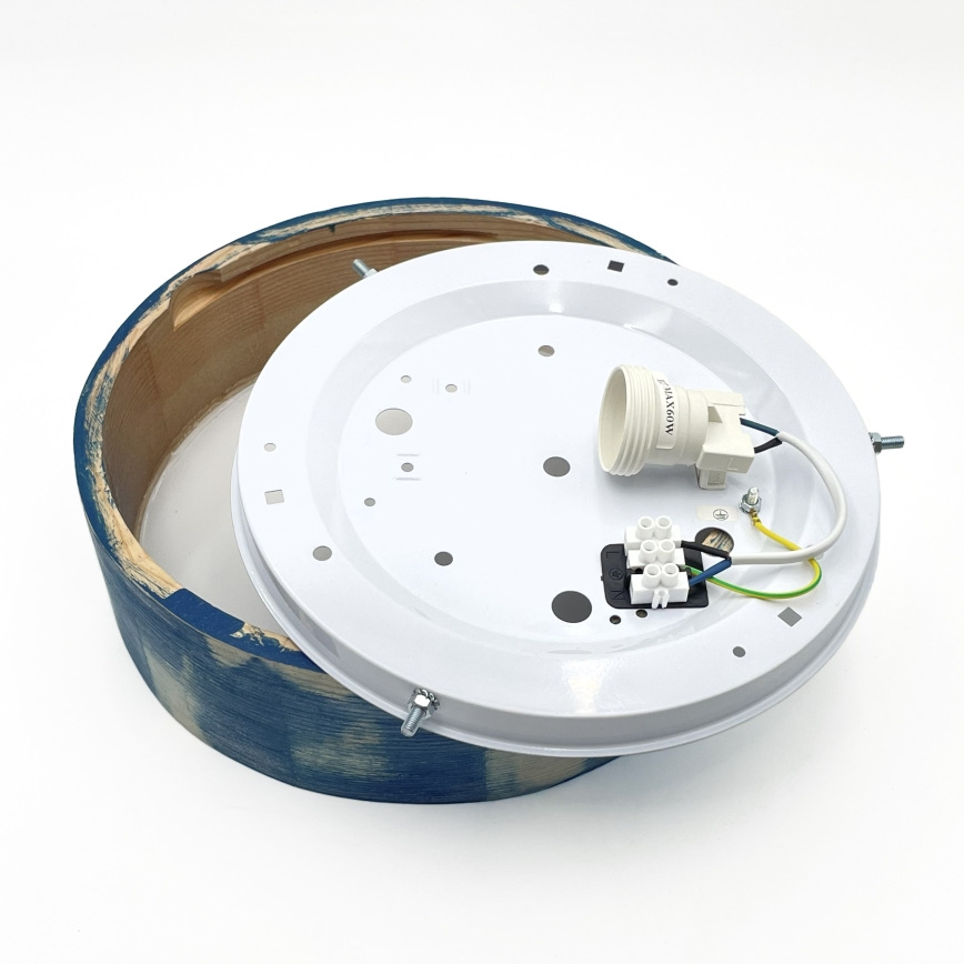 Brilagi - Plafonnier PINO 1xE27/15W/230V pin/bleu Ø 27,5 cm