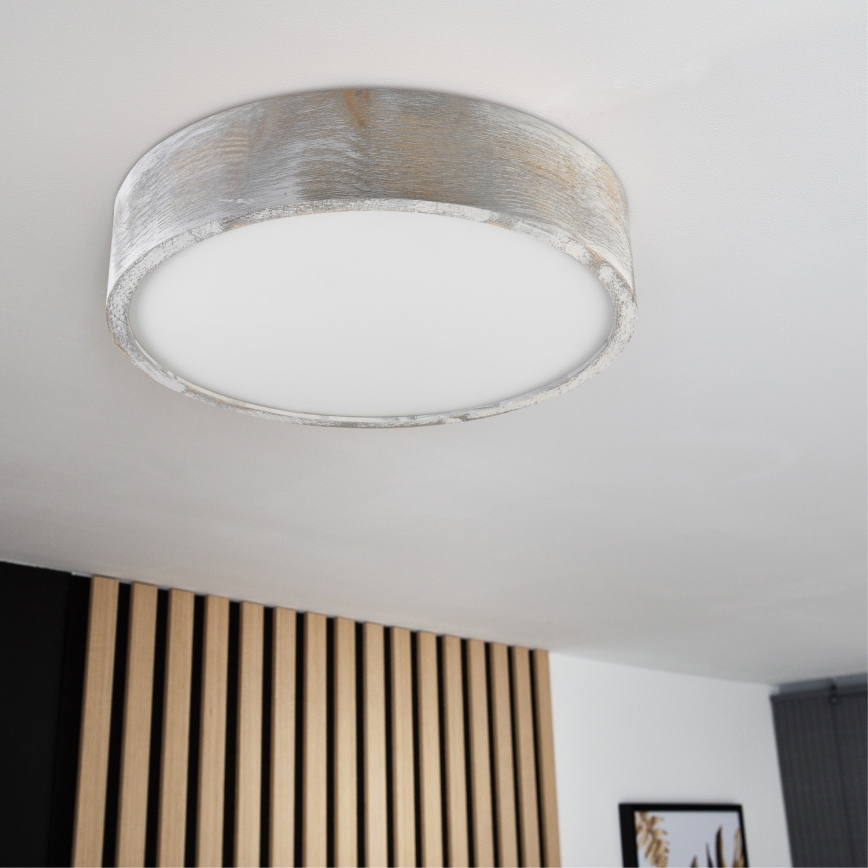 Brilagi - Plafonnier PINO 2xE27/15W/230V pin/argenté Ø 37,5 cm