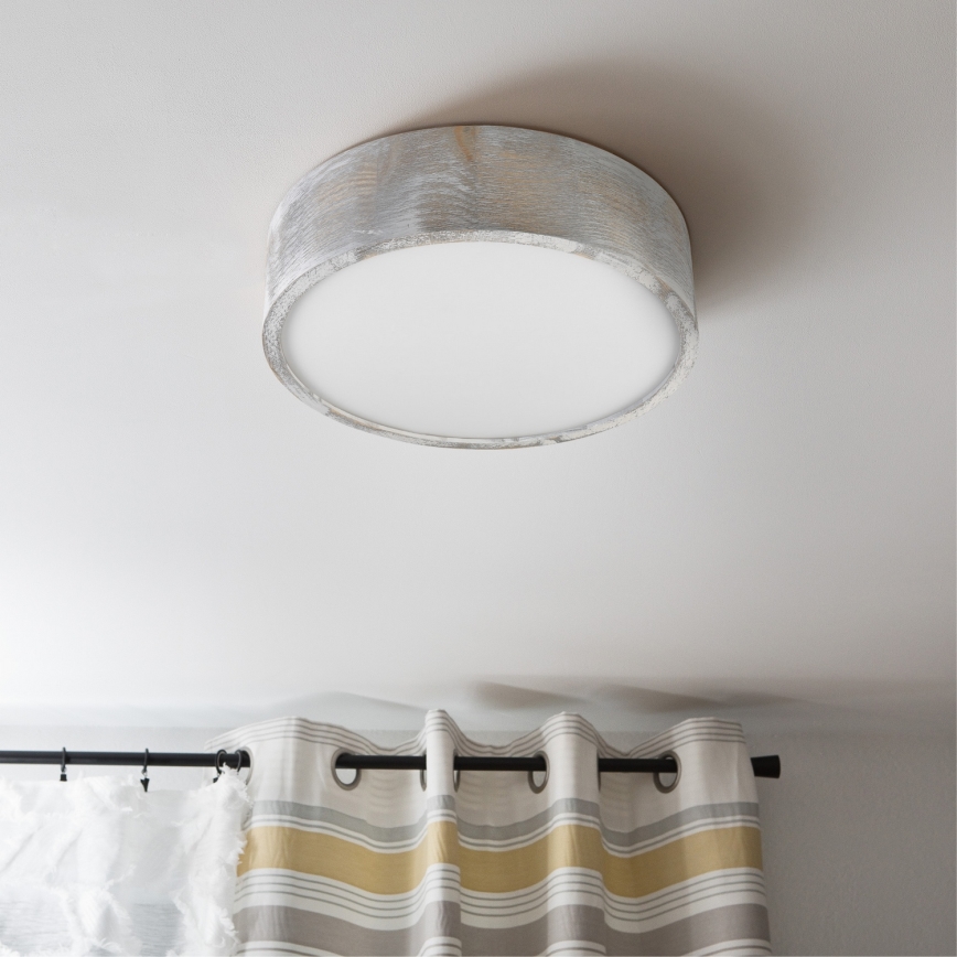 Brilagi - Plafonnier PINO 2xE27/15W/230V pin/argenté Ø 37,5 cm