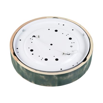 Brilagi - Plafonnier PINO 2xE27/15W/230V pin/vert Ø 37,5 cm