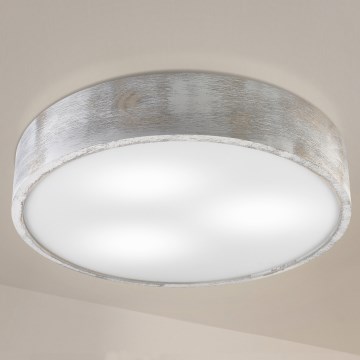 Brilagi - Plafonnier PINO 3xE27/15W/230V pin/argenté Ø 47,5 cm
