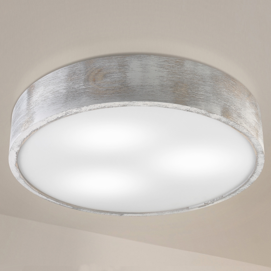 Brilagi - Plafonnier PINO 3xE27/15W/230V pin/argenté Ø 47,5 cm