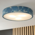 Brilagi - Plafonnier PINO 3xE27/15W/230V pin/bleu Ø 47,5 cm
