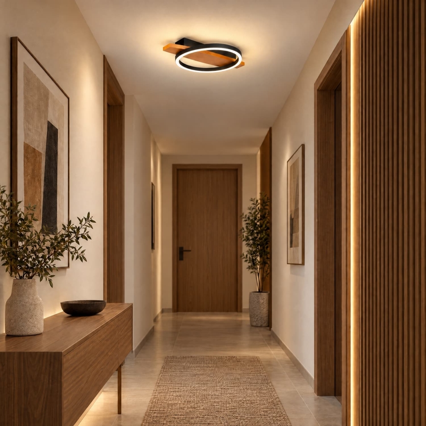 BRILAGI - Plafonnier PLANK LED/16W/230V 4000K 30x40 cm bois